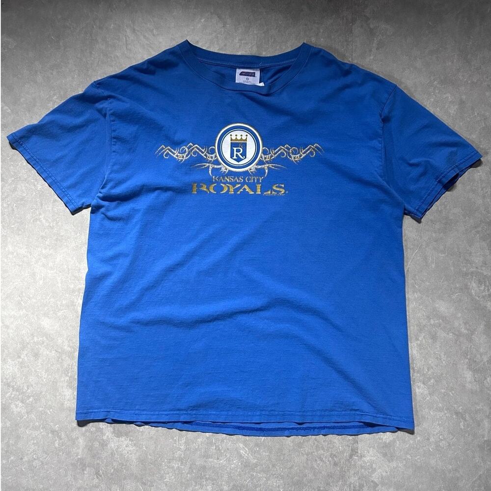 2001 Vintage Kansas City Royals CSA Blue T Shirt -XXL